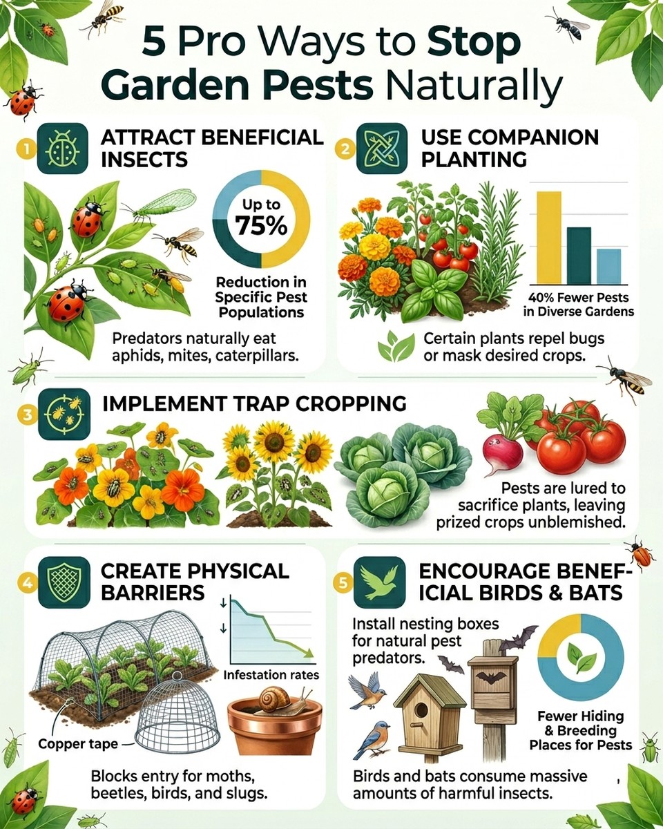 5 Natural Pest Control Strategies Used by Landscaping Professionals